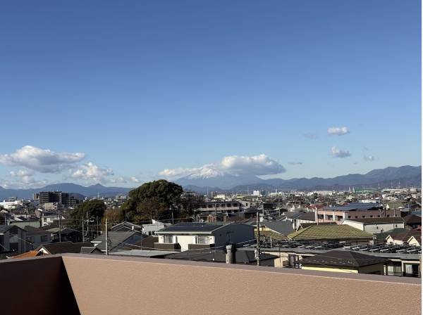 富士山をしっかりと望めます！