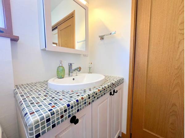 こだわりの洗面台