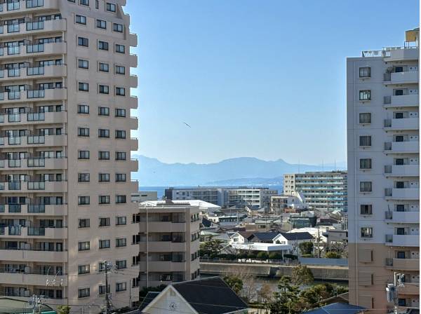 海を遠望します。