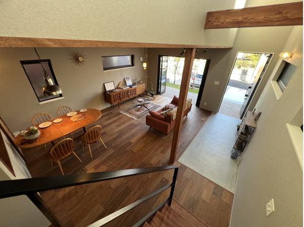 2階と一体化した暖かいお家