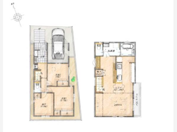 間取図　ZEH水準の新築邸宅！