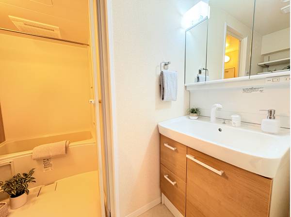 洗面台も新品です！