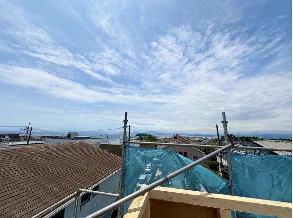 天気の良い日には富士山も。