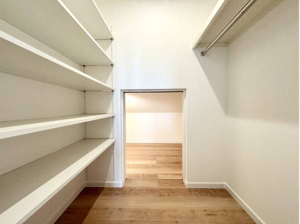 2階部分の収納スペース。