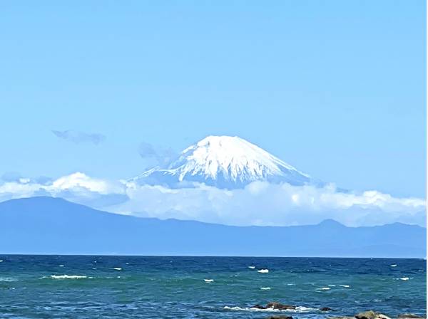 富士山が綺麗にみえました