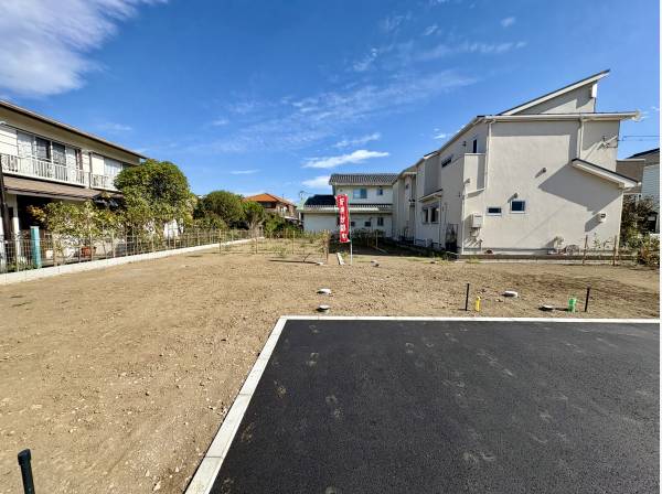 日当たり良好な現地です。