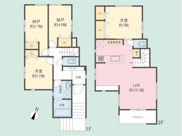 3号棟間取図です。