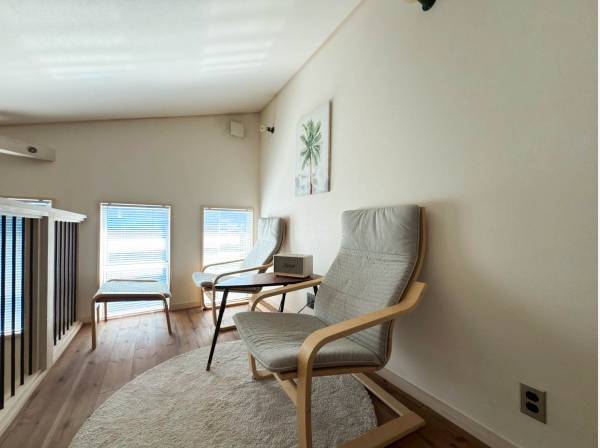 フリースペースはワークスペースや読書などに最適