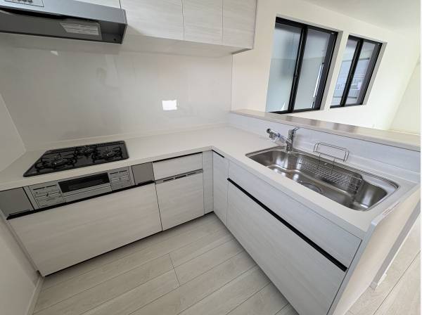 L字型キッチンは使いやすいです