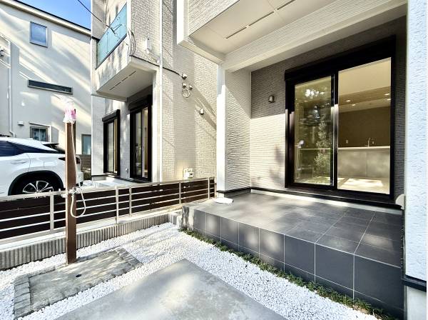 お庭にはテラス