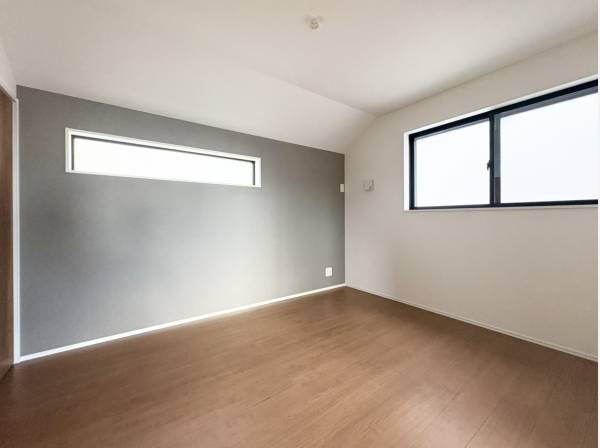 アクセントクロスがお洒落な洋室(約6.0帖)