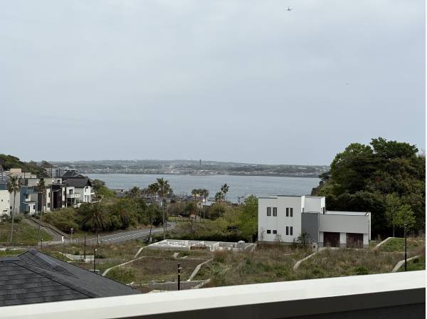 バルコニーから見ています
晴であればもっと気持ちが良いです