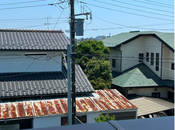 江ノ島もチラっと見えます