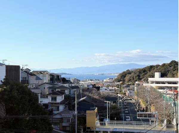 海がはっきりと見えます