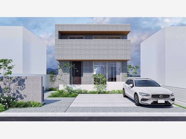 建築イメージパースです。