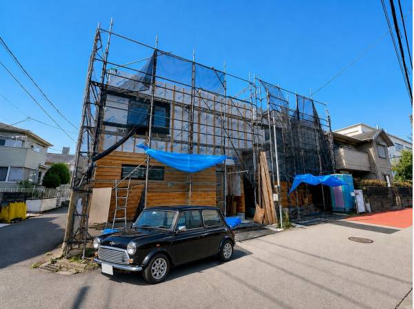 完成が楽しみな〈辻堂駅徒歩14分〉デザイナーズハウス！！