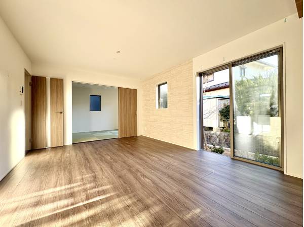 開放的な１階リビング