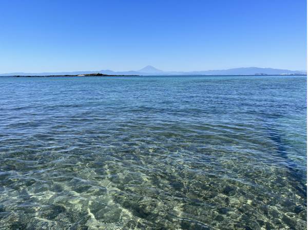 海が綺麗な場所です