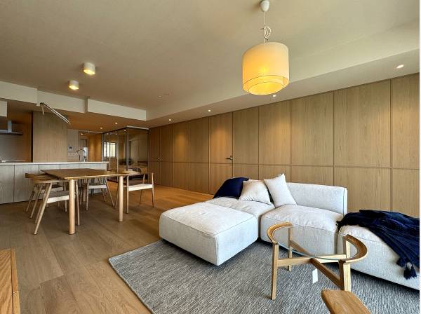 まるでリゾートホテルの一室のような仕上がりです。