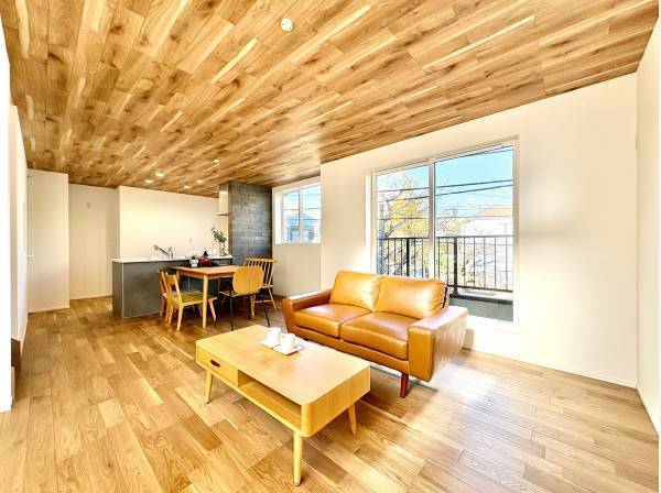 明るく開放的なLDK