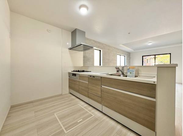 キッチンスペースもゆとりがあります。