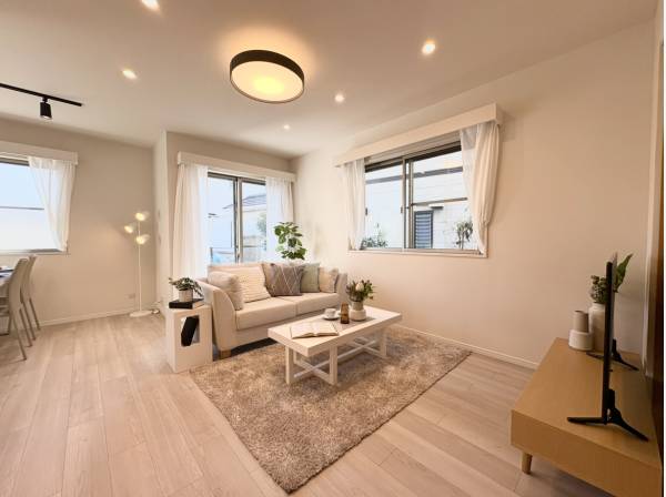 家族の集まるLDKは約15.5帖の広さ