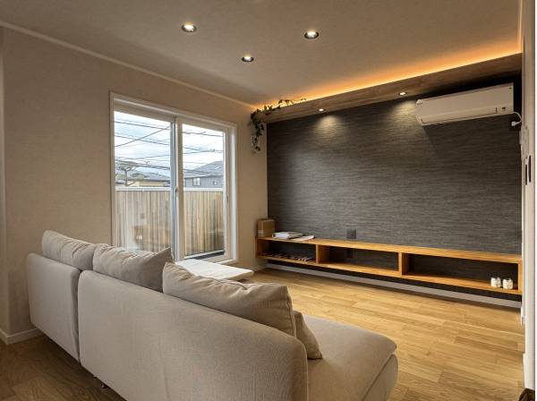 インテリアが映える、自分らしいリビング