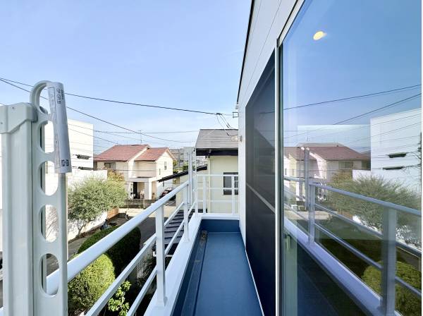 ２階のバルコニースペース