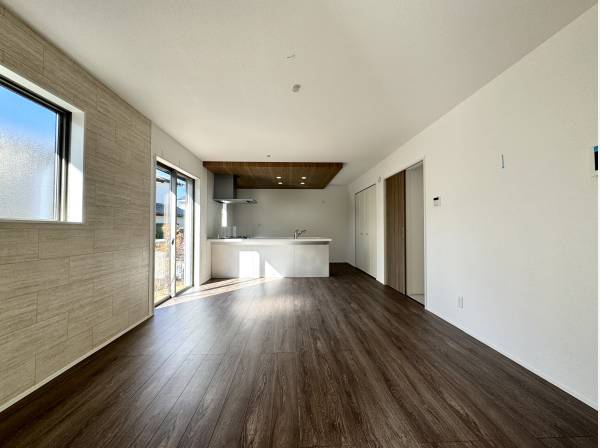 家具レイアウトしやすい形状のLDK