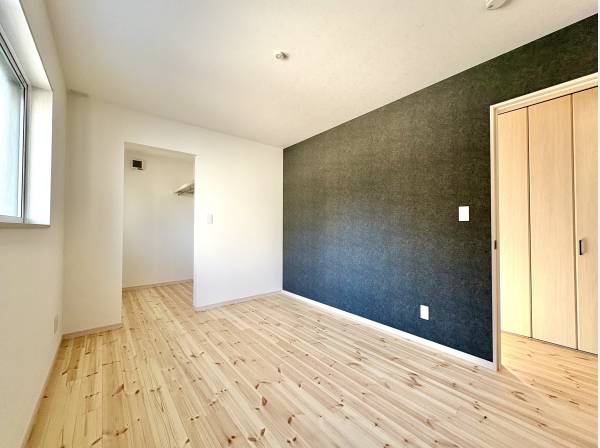 洋室です。ウォークインクローゼット付き