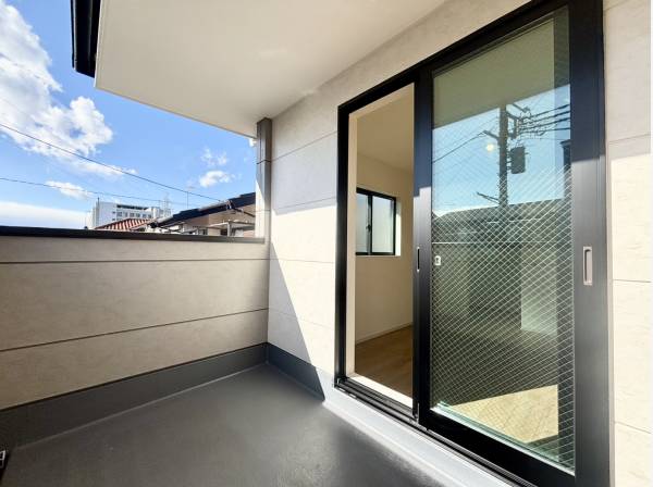 雨の日でも安心なインナーバルコニー