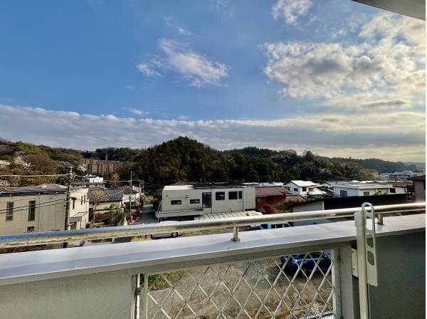 2階のバルコニーからの眺望もいいですよ！