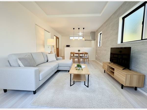 約17帖のリビング(家具家電はイメージです)