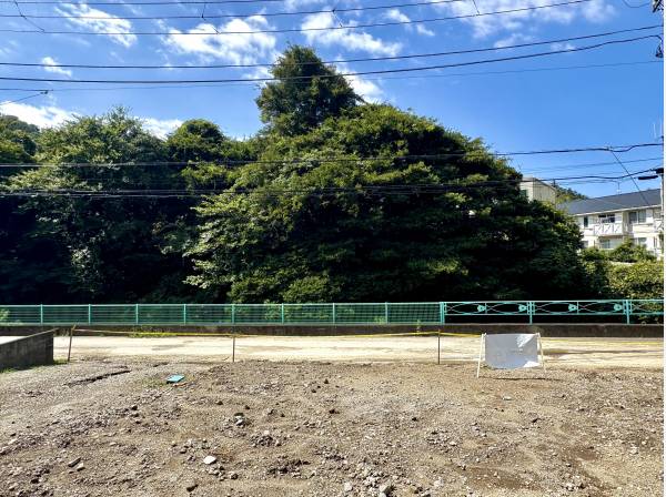 敷地内からは緑を眺めます。