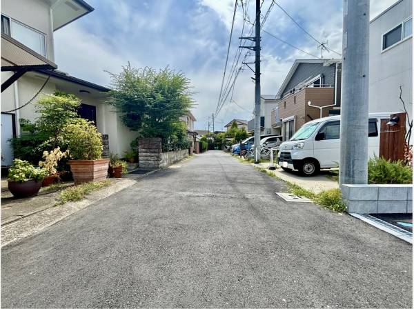 前面道路は約4.1m