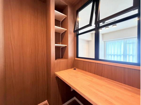 カウンタースペースは自分だけのプライベート空間に