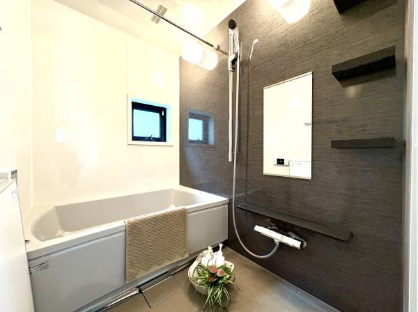 1日の疲れを癒すバスルーム