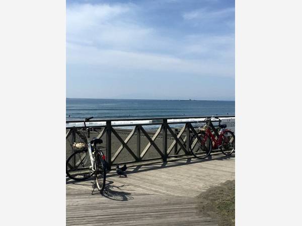 海岸まで徒歩約５分！
