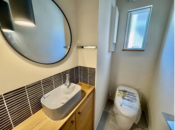 トイレもホテルのようでお洒落ですね。