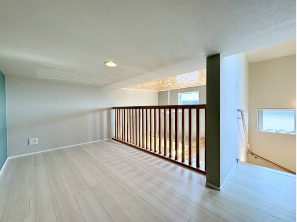 3階ロフトスペース。収納性もあります