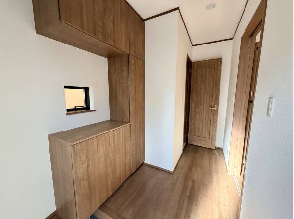 玄関収納大きく利便性があります