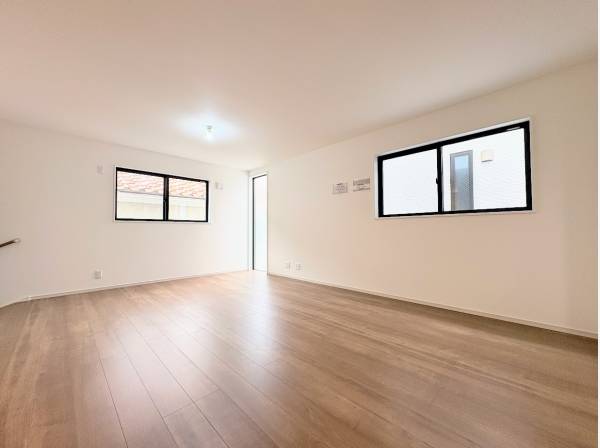 日当たりの良い、家族が自然と集まる約17.8帖のLDK