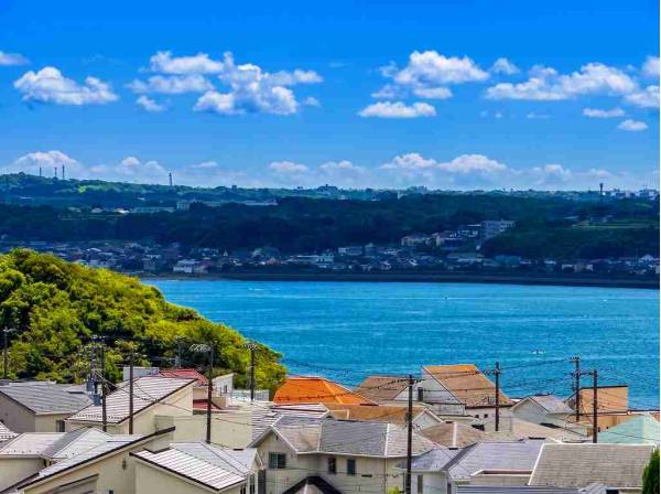 海を望む景色です