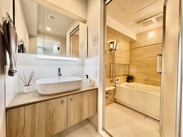 洗面所はお洒落ですね！