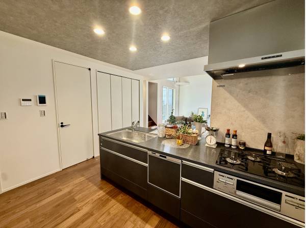 食洗器完備のシステムキッチン