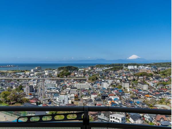 澄んだ晴れの日は気持ちよい眺望