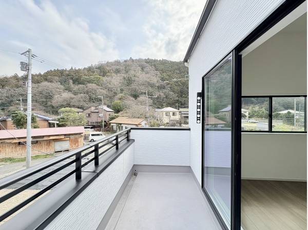 広々使えるバルコニー