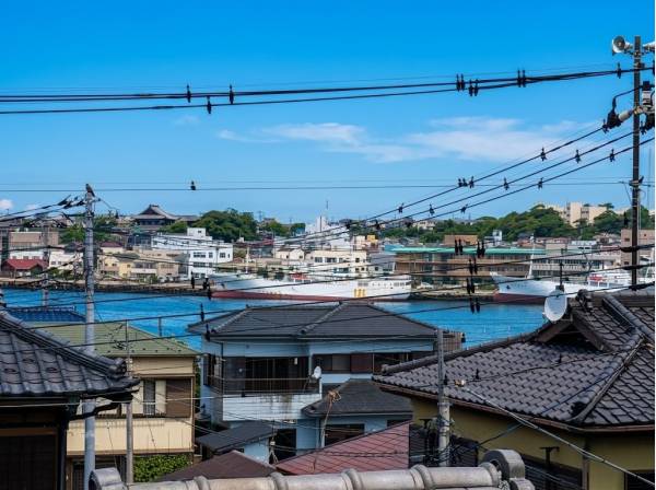 海を望む眺望です