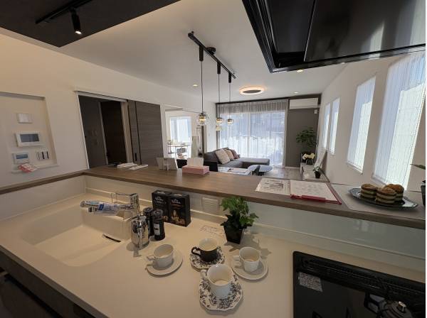 キッチンからの眺めも素敵ですね！