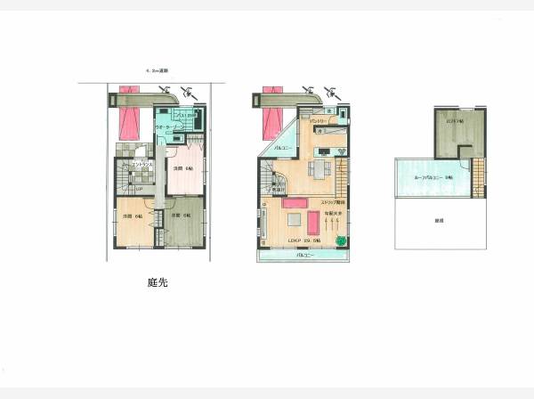 参考プランです、面積は約33坪で本体税込約2700万円前後です